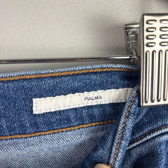 Citizens Of Humanity Palma Straight Raw Hem Jean in Ambry - Picture 6 of 10